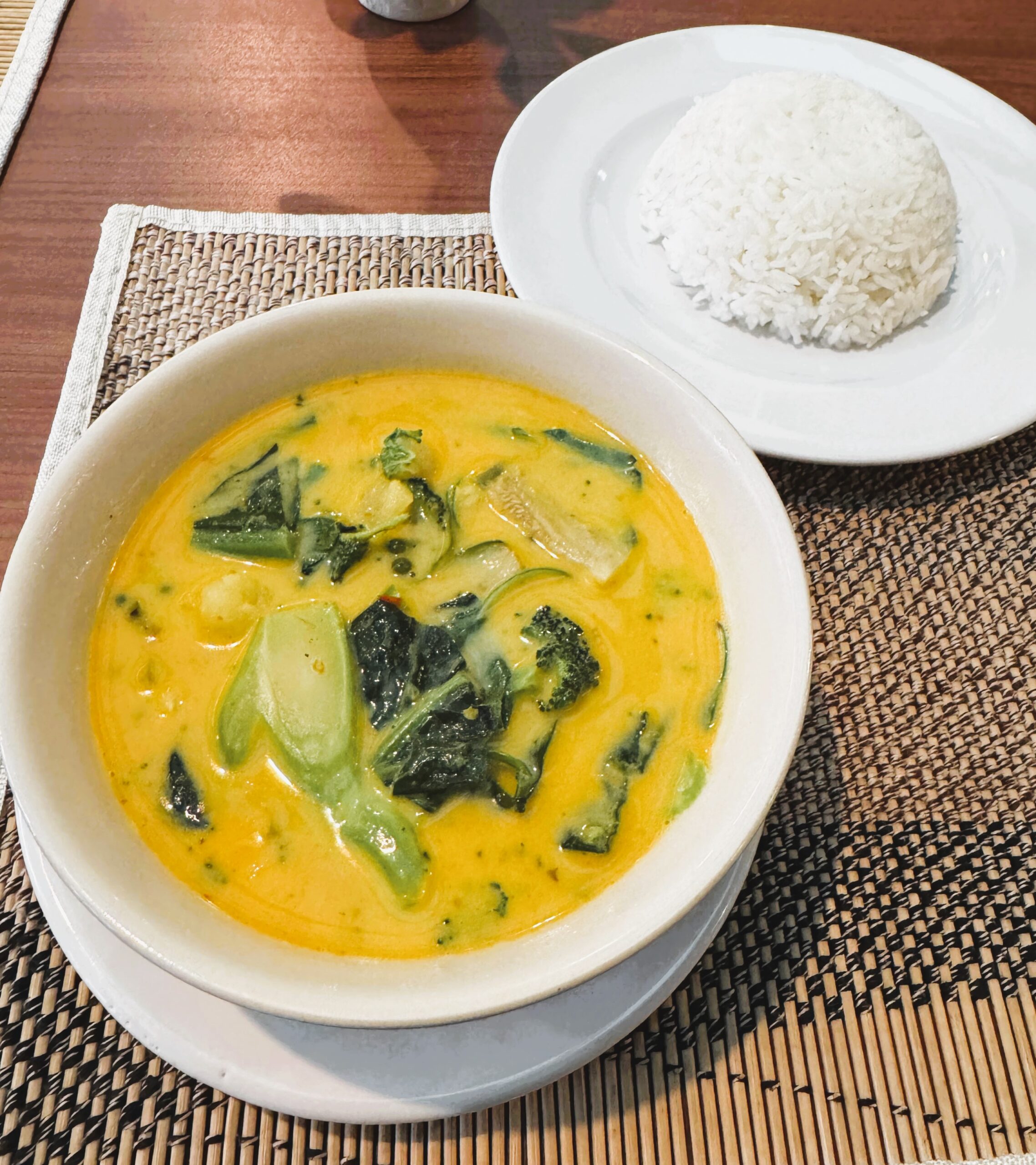Bowl of yellow curry