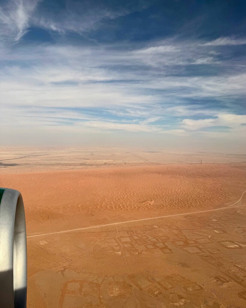 Aerial view of Riyadh Saudi Arabia